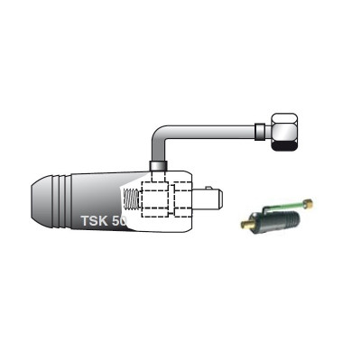 SPINA VOLANTE TIG 50 M12X1 DADO 1/4G L:0,6M